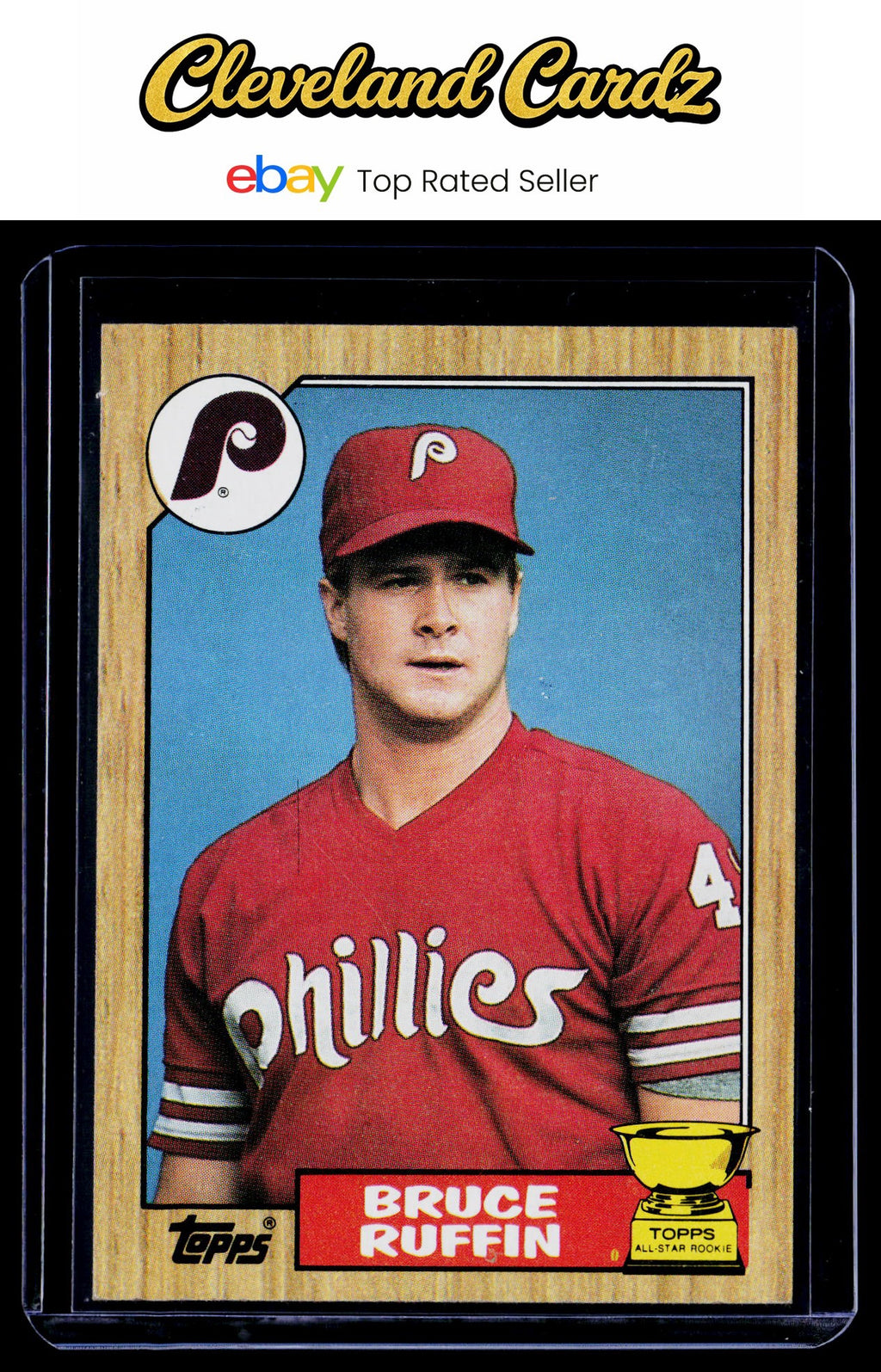 1987 Topps #499 Bruce Ruffin RC