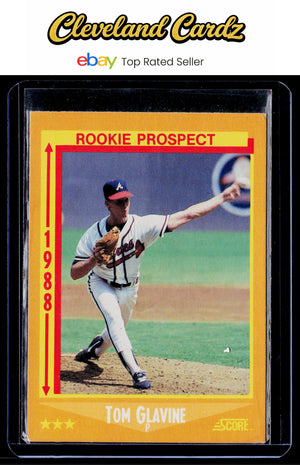 1988 Score #638 Tom Glavine RC