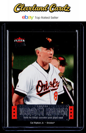 2007 Ultra #UIM-41 Cal Ripken Jr. Ultra Iron Man