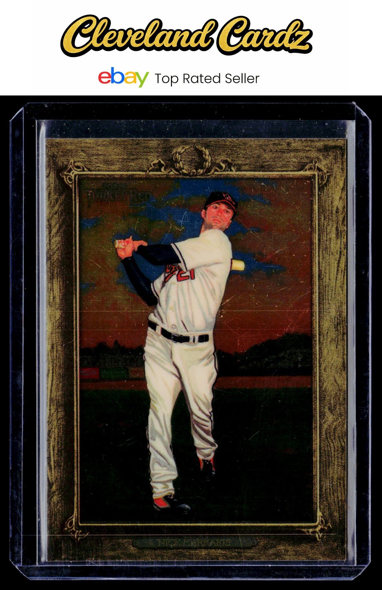2007 Topps Turkey Red #76 Nick Markakis Chrome #/1999