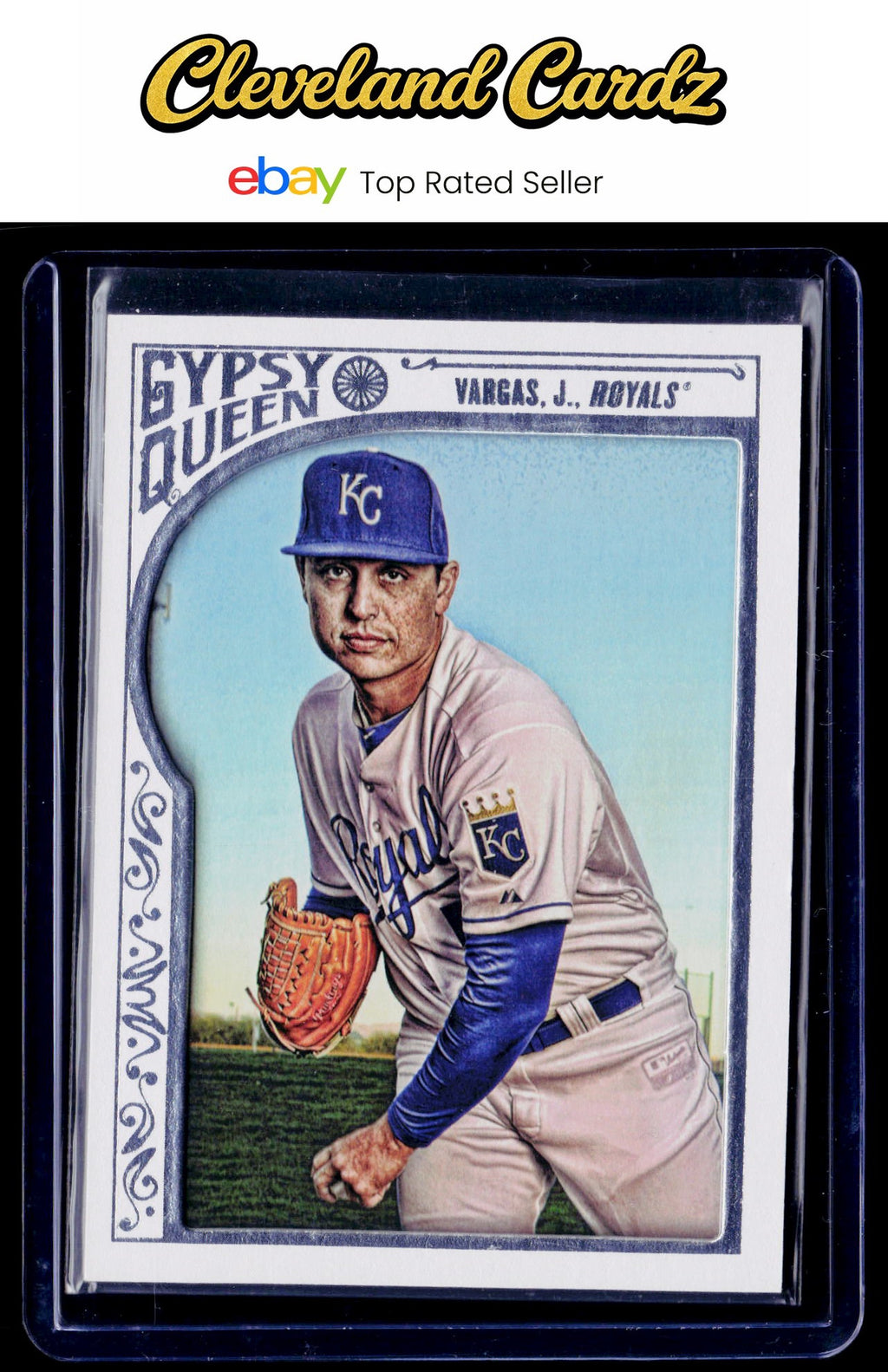 2015 Topps Gypsy Queen #57 Jason Vargas Paper Frame White