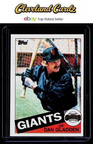 1985 Topps #386 Dan Gladden RC
