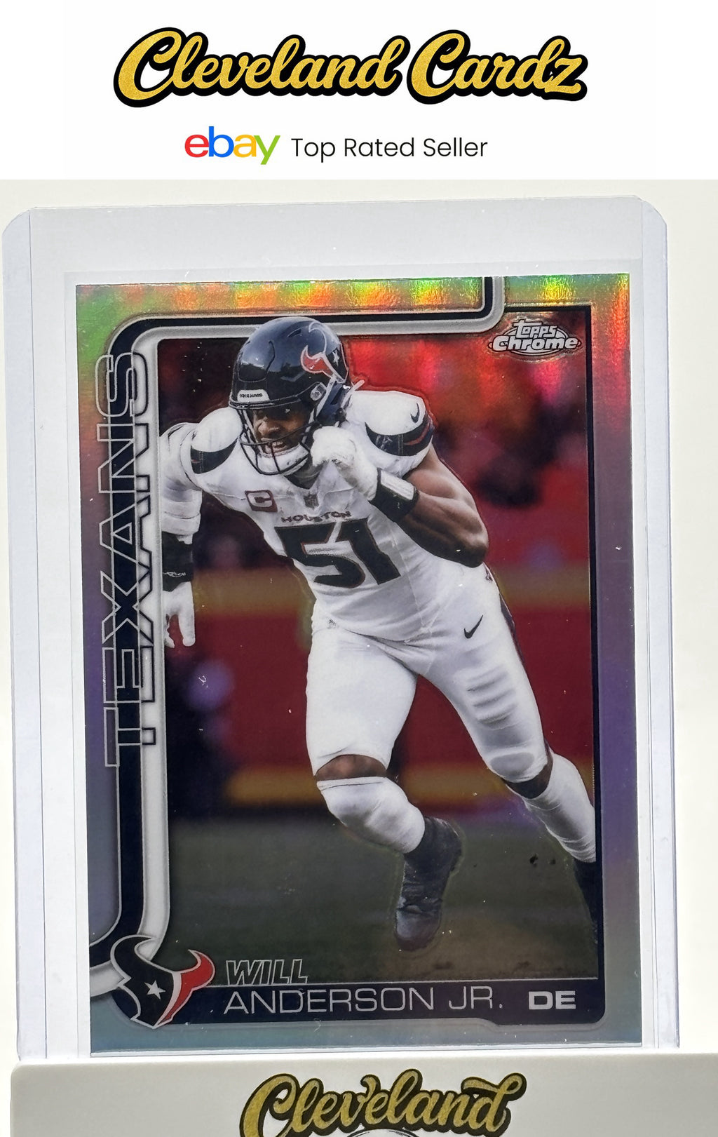 2025 Topps Chrome #121 Will Anderson Jr. Refractor