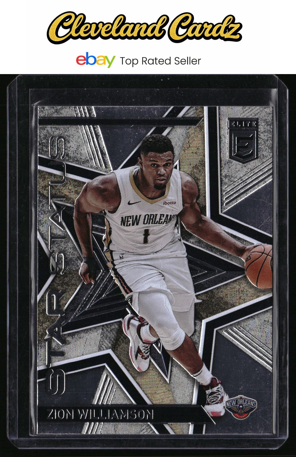 2021-22 Donruss Elite #12 Zion Williamson Star Status