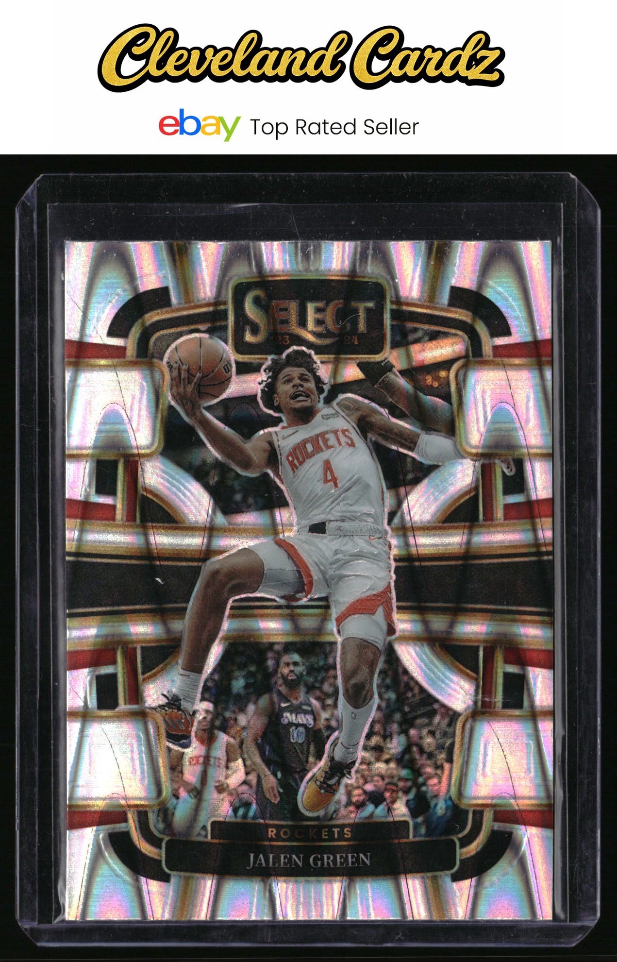 2023-24 Panini Select #42 Jalen Green Tectonic Prizms