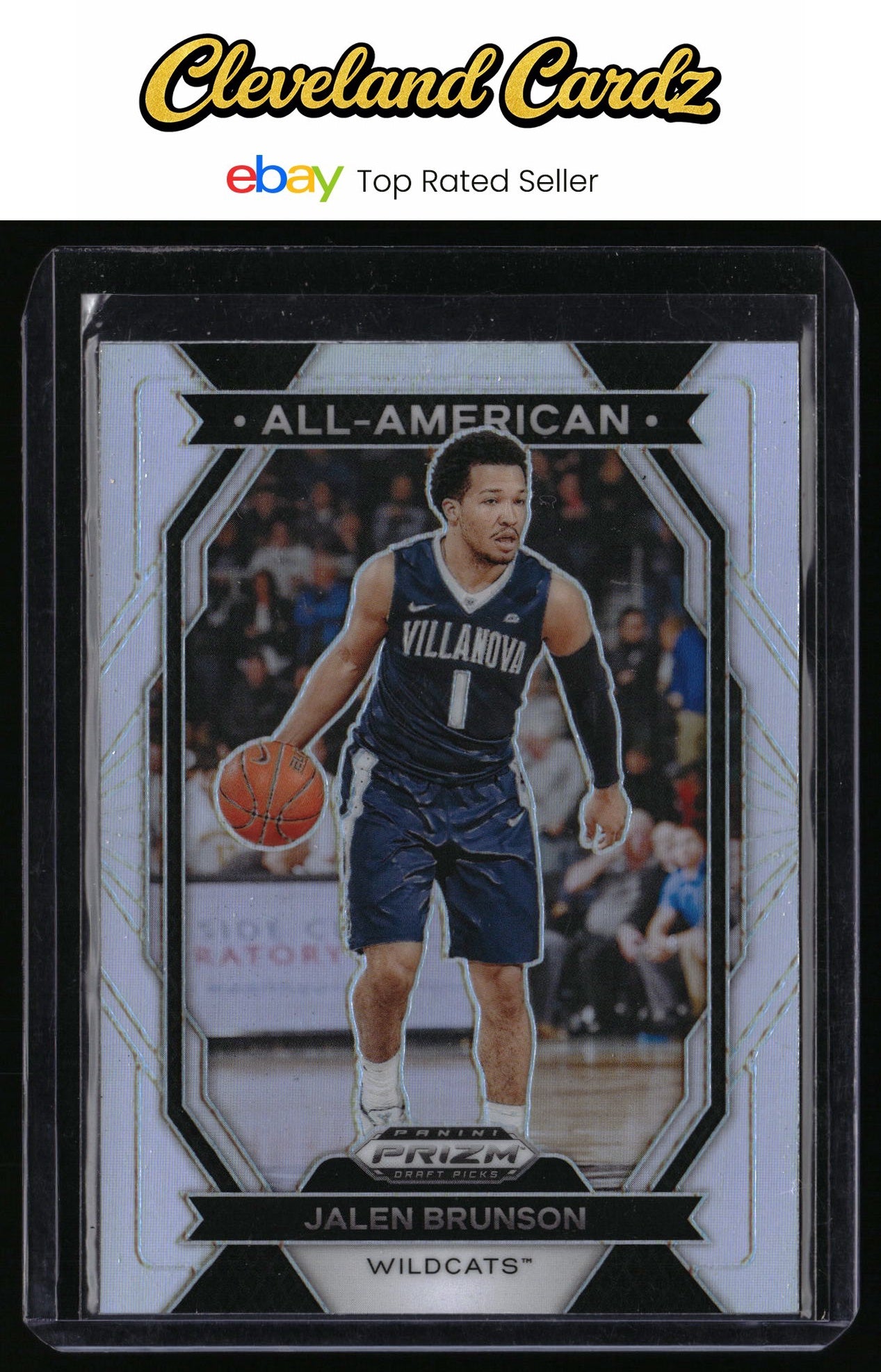 2024 Panini Prizm Draft Picks #7 Jalen Brunson All-American Prizms Silver