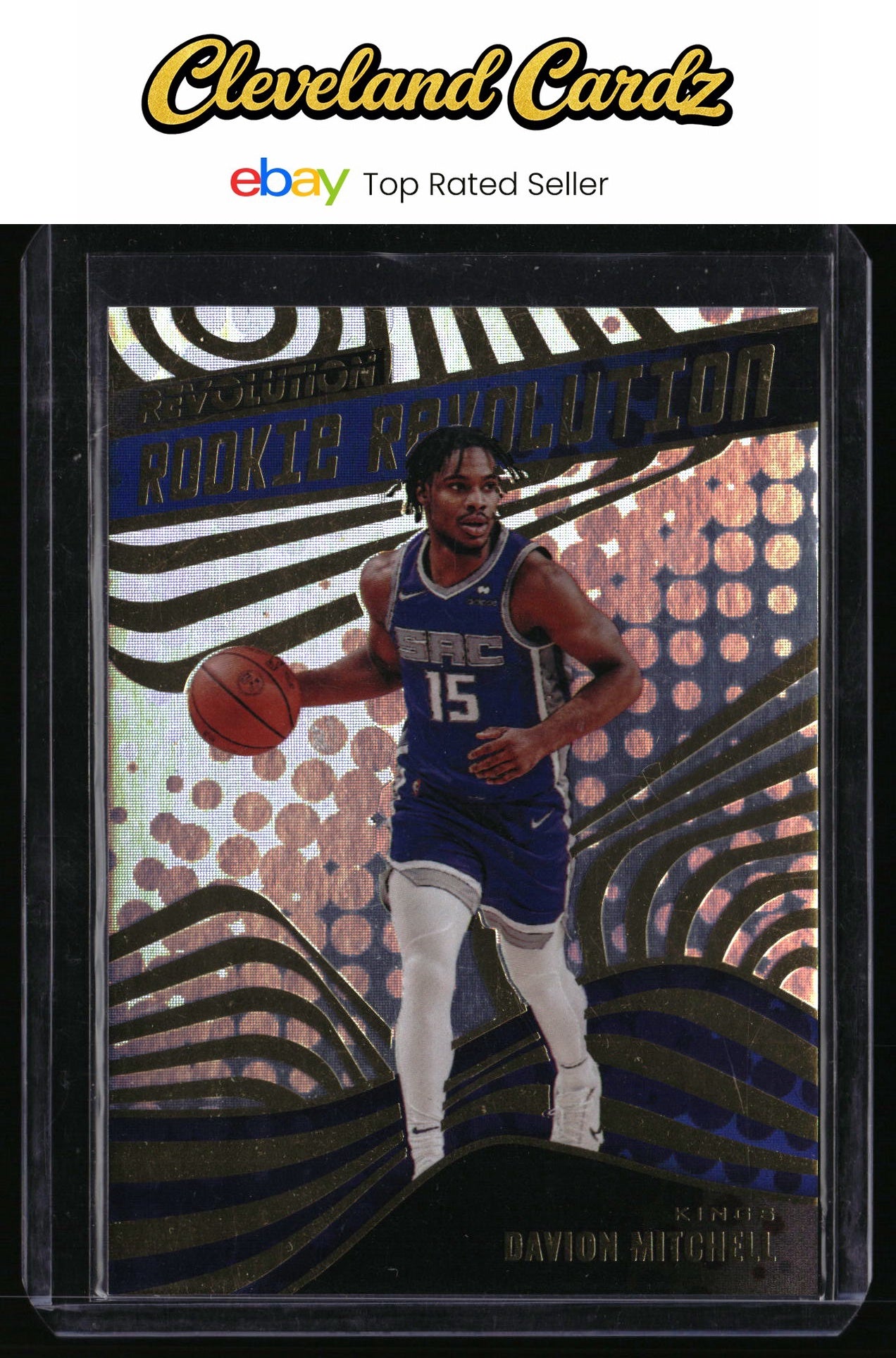 2021-22 Panini Revolution #7 Davion Mitchell Rookie Revolution
