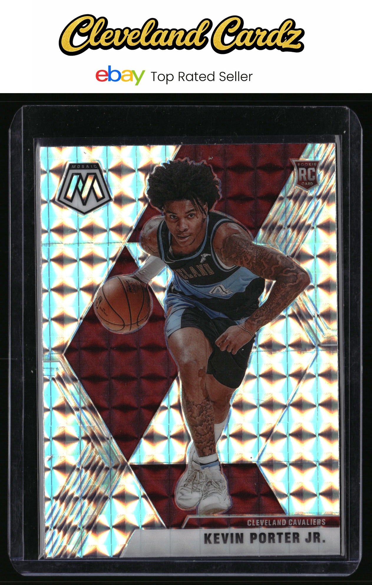 2019-20 Panini Mosaic #248 Kevin Porter Jr. Mosaic Prizm RC