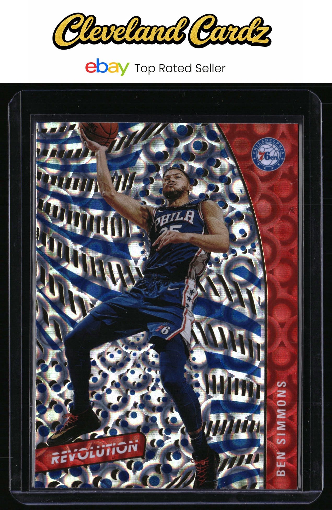 2020-21 Panini Revolution #1 Ben Simmons Groove Prizm