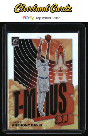 2021-22 Donruss Optic #4 Anthony Davis T-Minus 3...2...1 Prizm