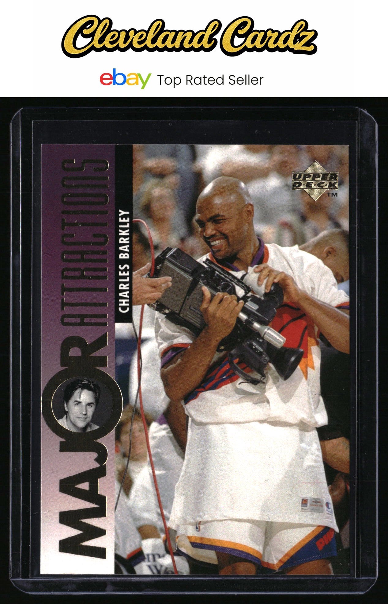 1995-96 Upper Deck #342 Charles Barkley / Don Johnson MA