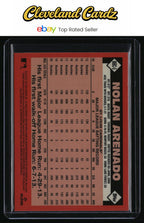 2021 Topps Chrome #86BC-5 Nolan Arenado 1986 Topps Baseball 35th Anniversary
