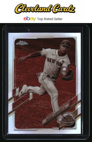 2021 Topps Chrome #213 Michael Conforto Sepia Refractor
