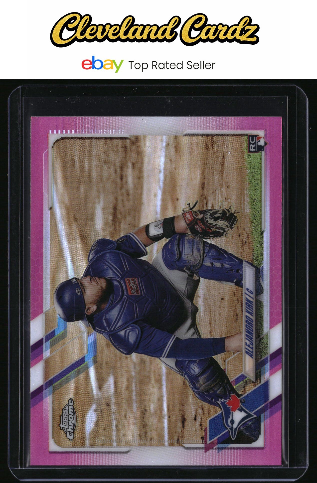 2021 Topps Chrome #71 Alejandro Kirk Pink Refractor
