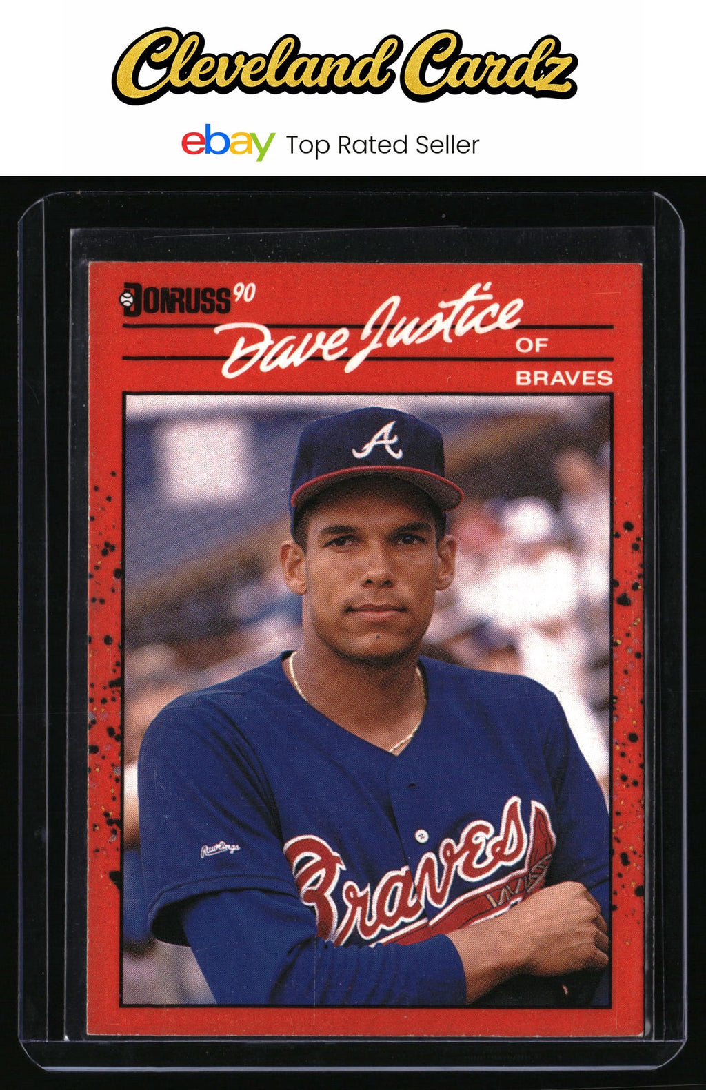 1990 Donruss #704 Dave Justice