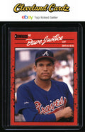 1990 Donruss #704 Dave Justice