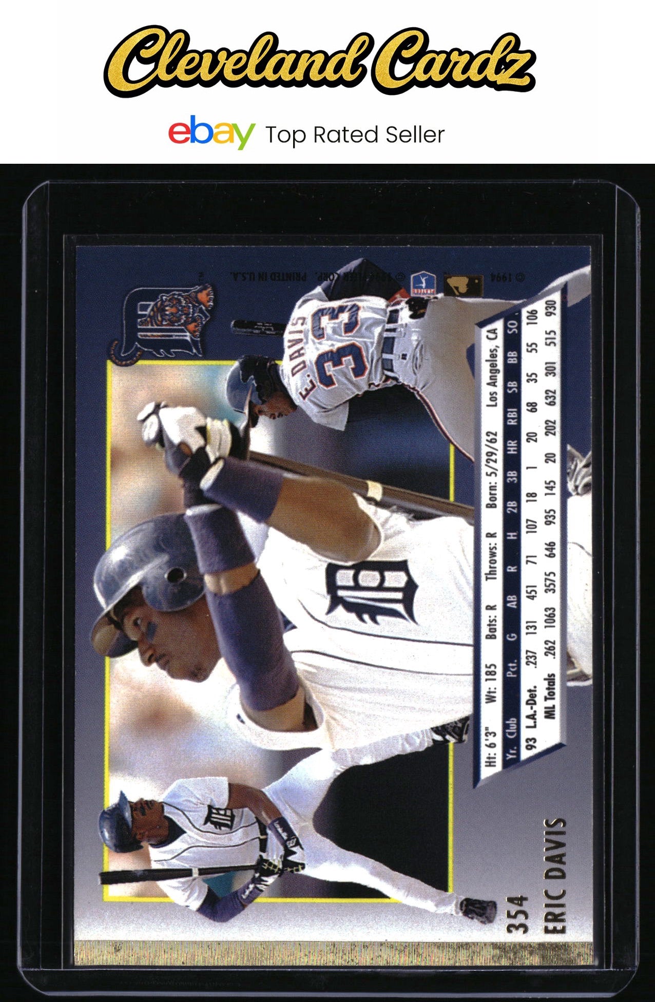 1994 Ultra #354 Eric Davis