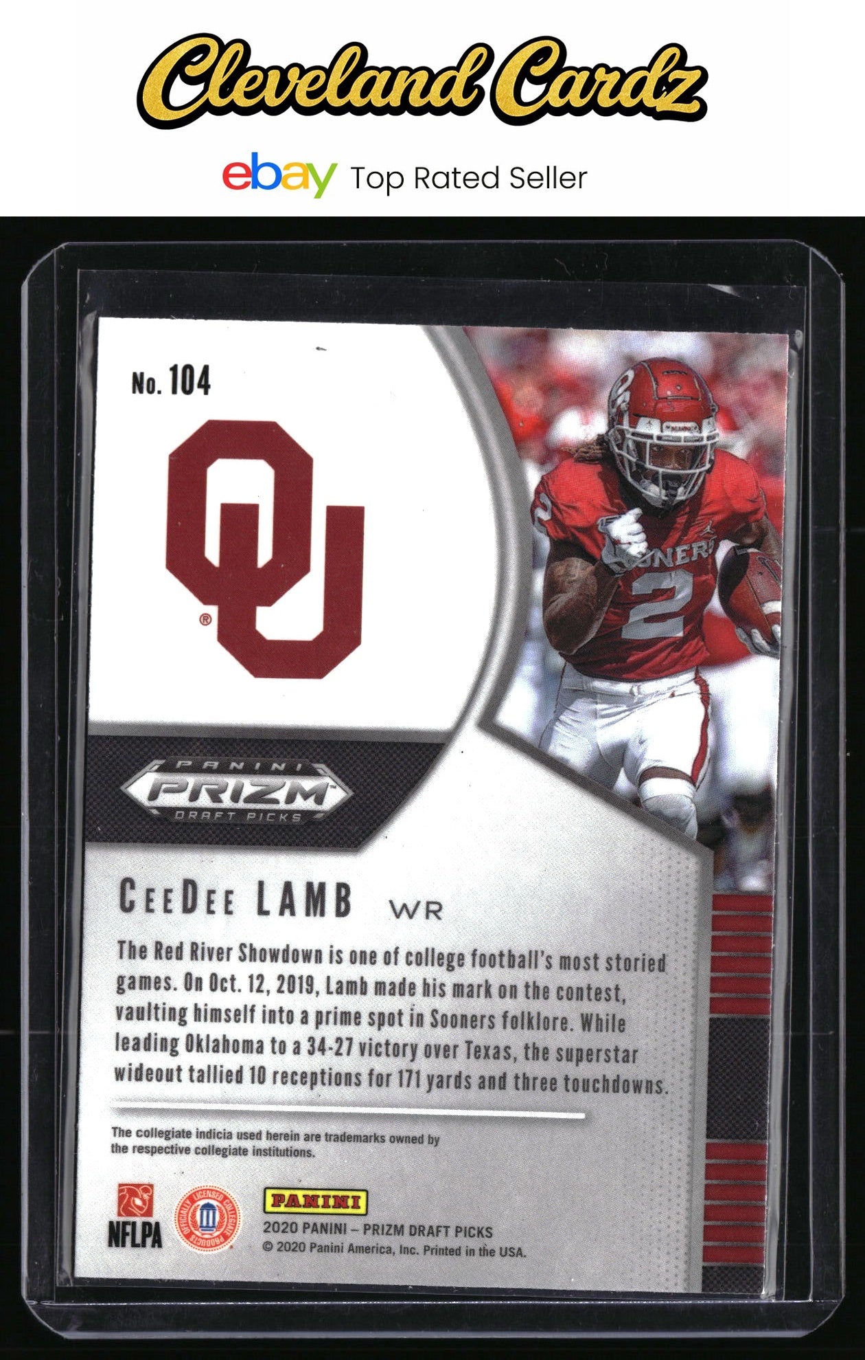 2020 Panini Prizm Draft Picks #104 CeeDee Lamb