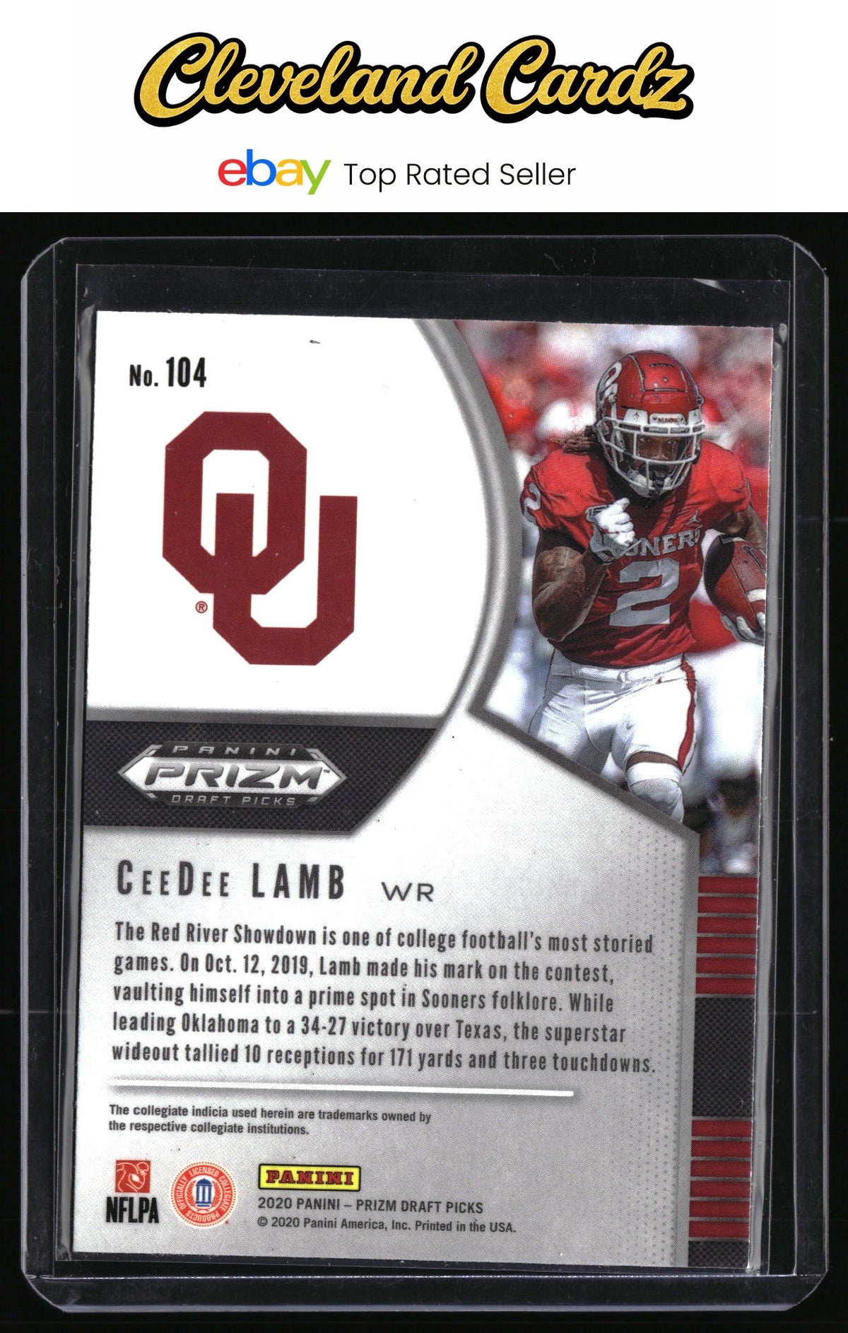 2020 Panini Prizm Draft Picks #104 CeeDee Lamb