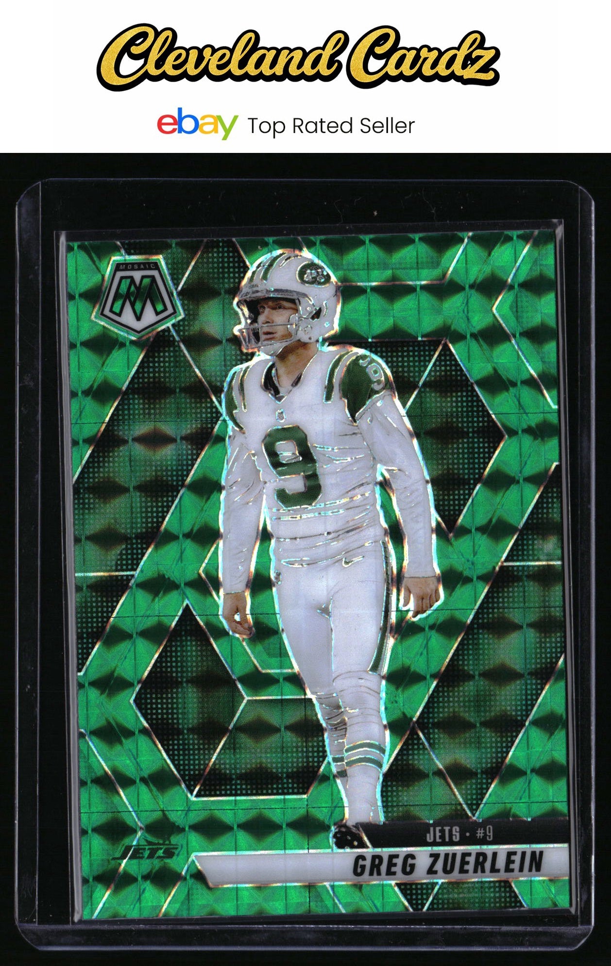 2025 Panini Mosaic #191 Greg Zuerlein Mosaic Green