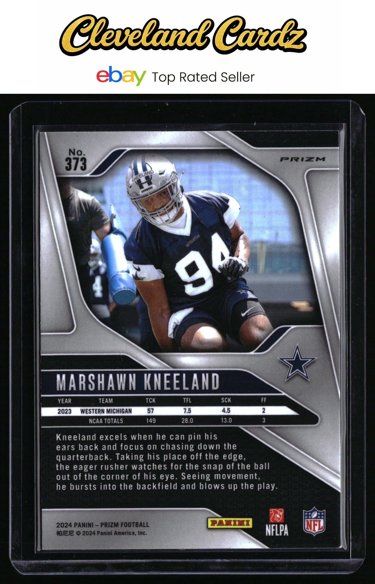 2024 Panini Prizm #373 Marshawn Kneeland Prizm RC
