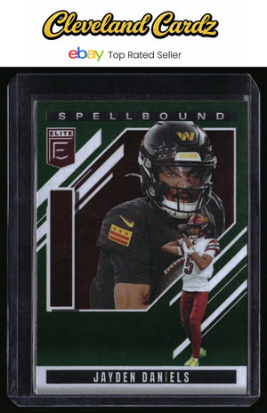 2025 Donruss Elite #10 Jayden Daniels Spellbound Green