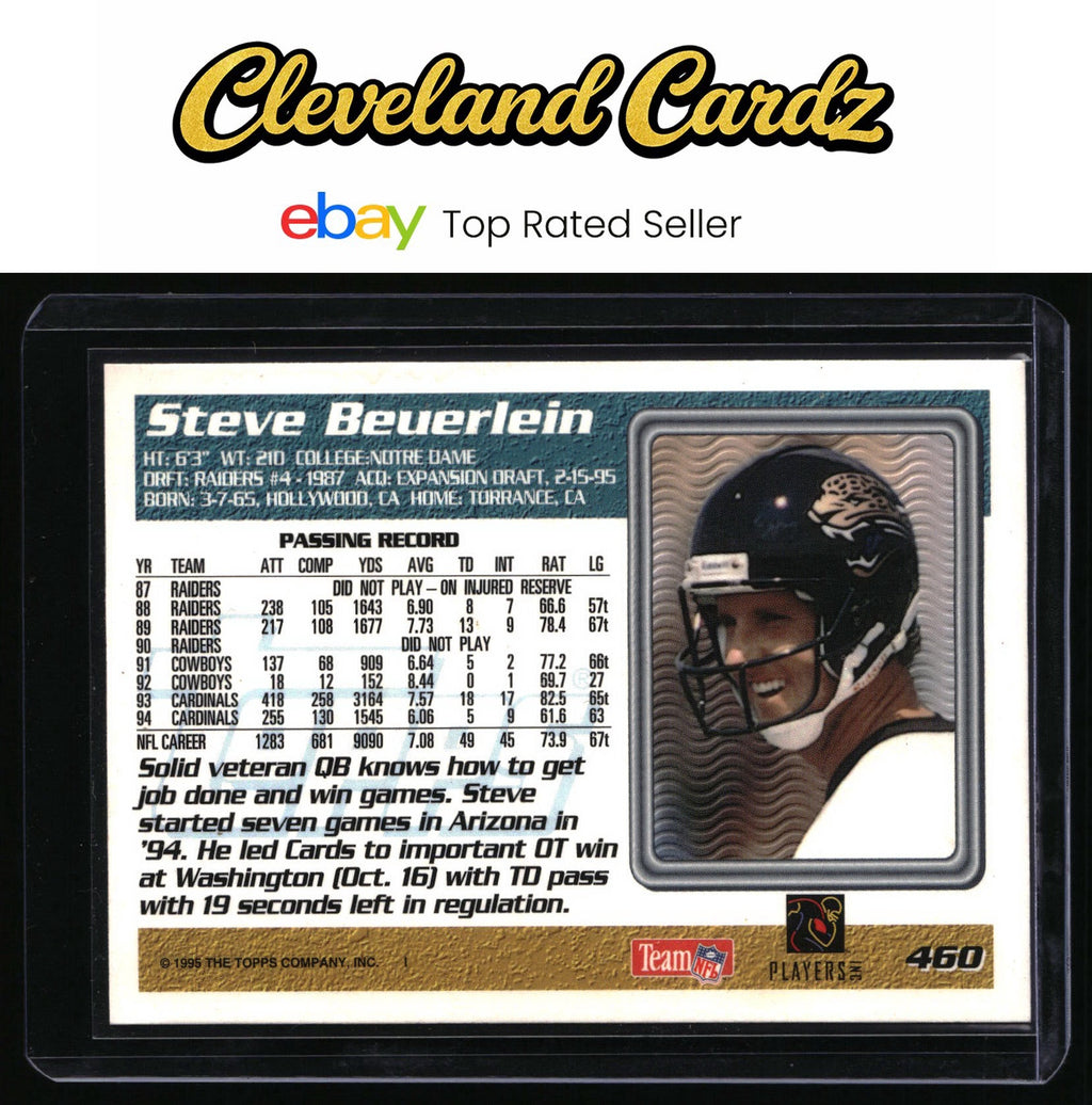 1995 Topps #460 Steve Beuerlein