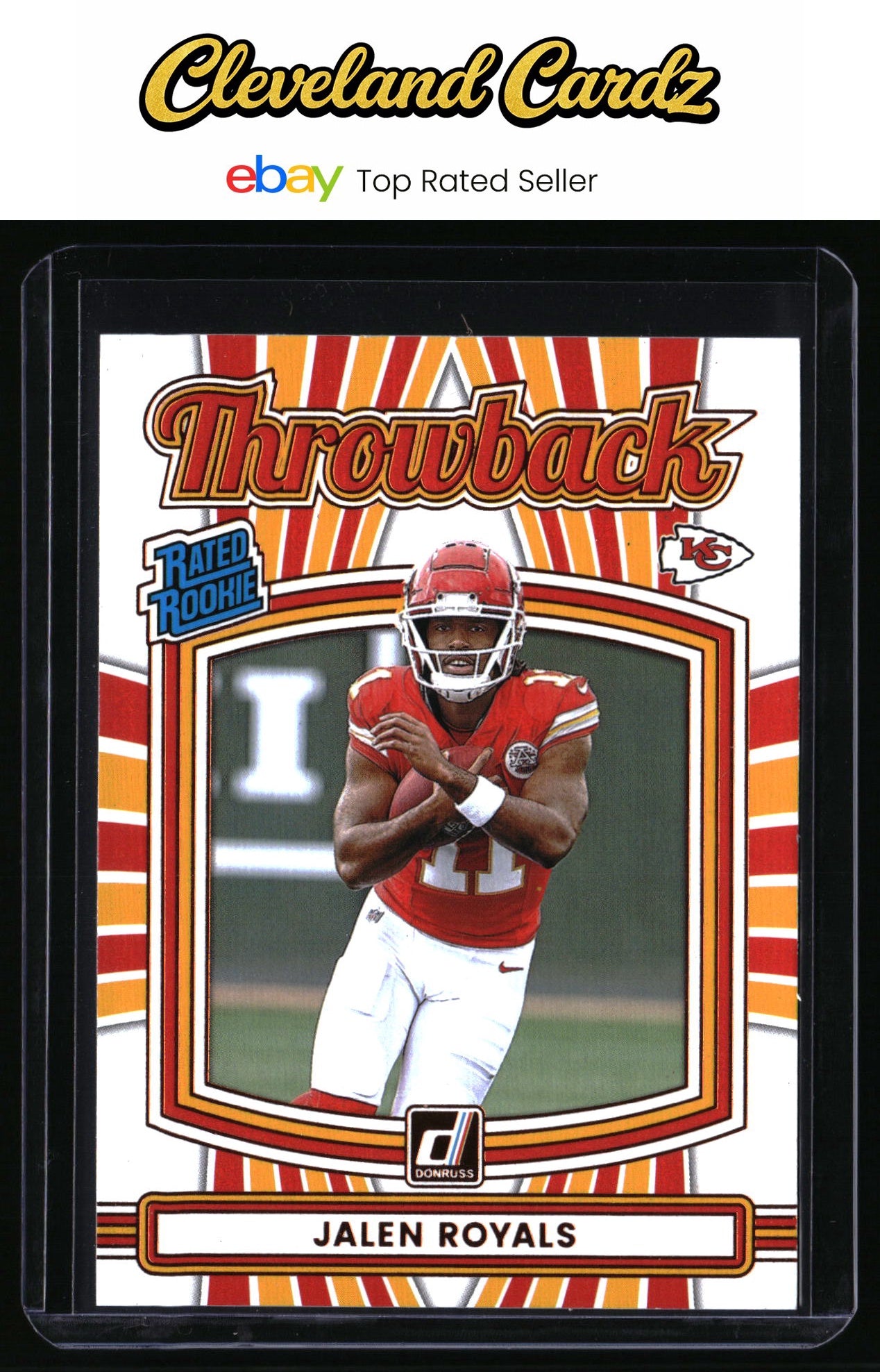 2025 Donruss #50 Jalen Royals Rated Rookies Throwback