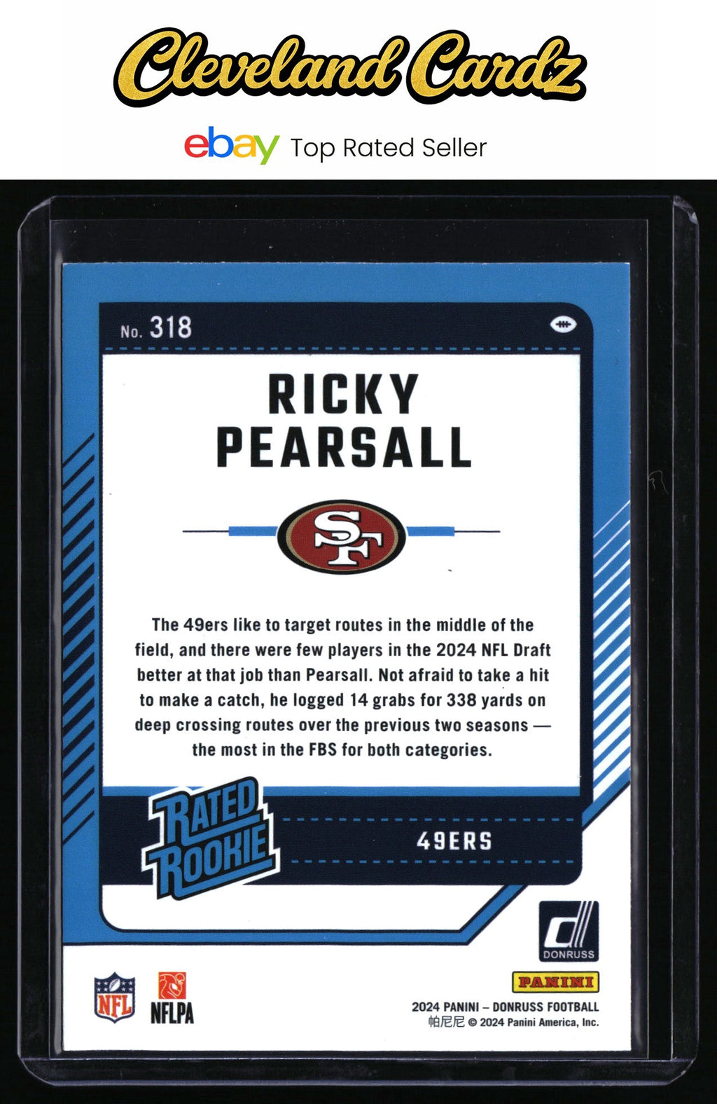 2024 Donruss #318 Ricky Pearsall RC