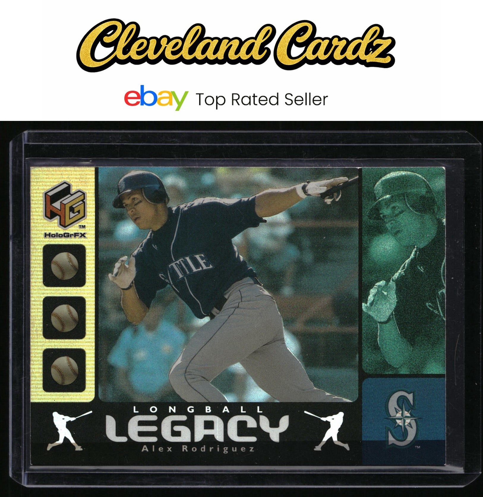 2000 Upper Deck HoloGrFX #LL4 Alex Rodriguez Longball Legacy