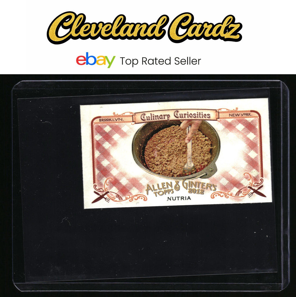 2012 Topps Allen & Ginter #CC1 Nutria Mini Culinary Curiosities