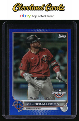 2022 Topps #226 Josh Donaldson Royal Blue Refractor