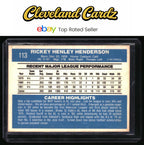 1982 Donruss #113 Rickey Henderson