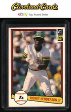 1982 Donruss #113 Rickey Henderson