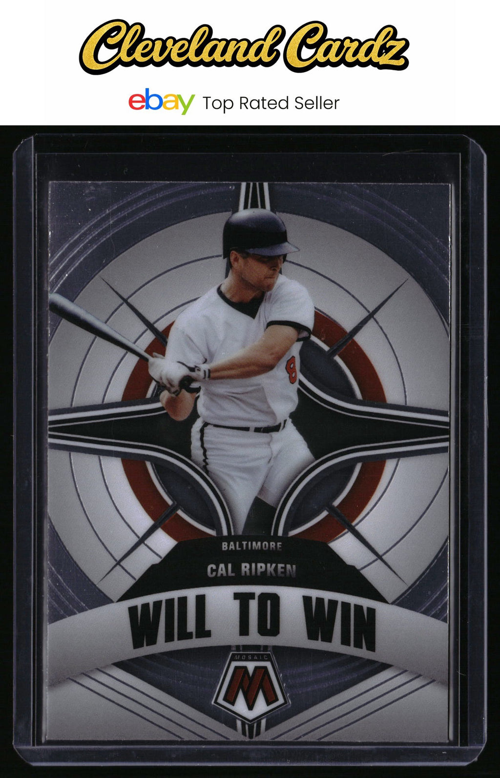 2022 Panini Mosaic #WW-12 Cal Ripken Will to Win