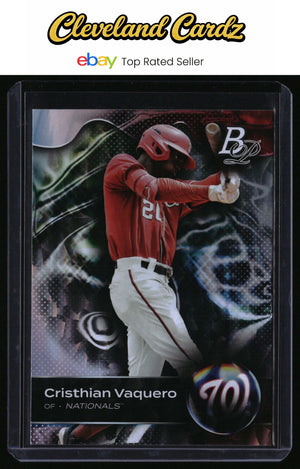 2023 Bowman Platinum #TOP-3 Cristhian Vaquero Top Prospects Ice Foil