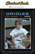 1971 Topps #249 Chico Salmon (Miscut)