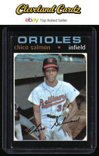 1971 Topps #249 Chico Salmon (Miscut)