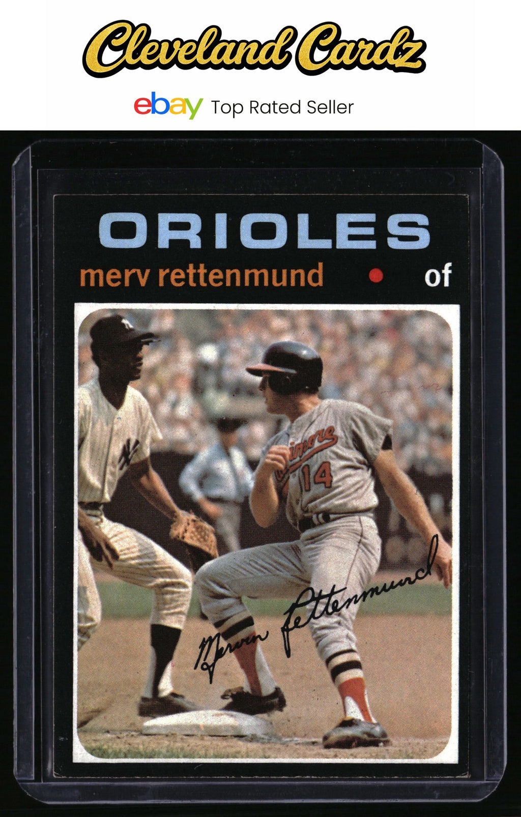 1971 Topps #393 Merv Rettenmund