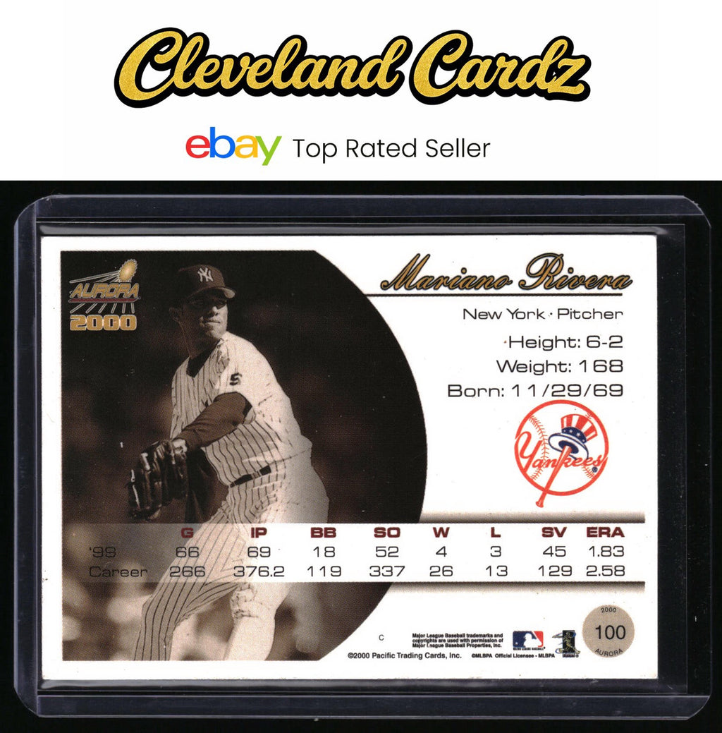 2000 Pacific Aurora #100 Mariano Rivera
