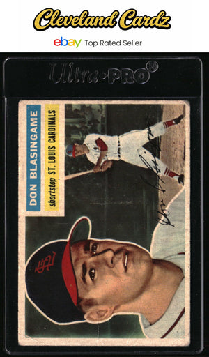 1956 Topps #309 Don Blasingame Rookie Card