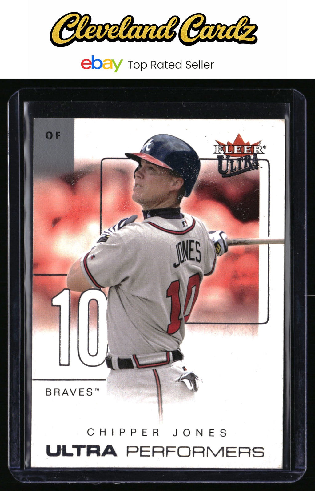 2004 Ultra #9 UP Chipper Jones Ultra Performers