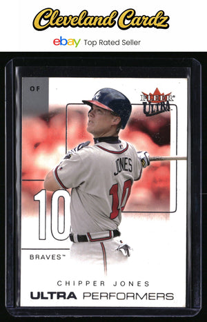 2004 Ultra #9 UP Chipper Jones Ultra Performers