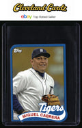 2014 Topps #TM-40 Miguel Cabrera 1989 Topps Die Cut Minis