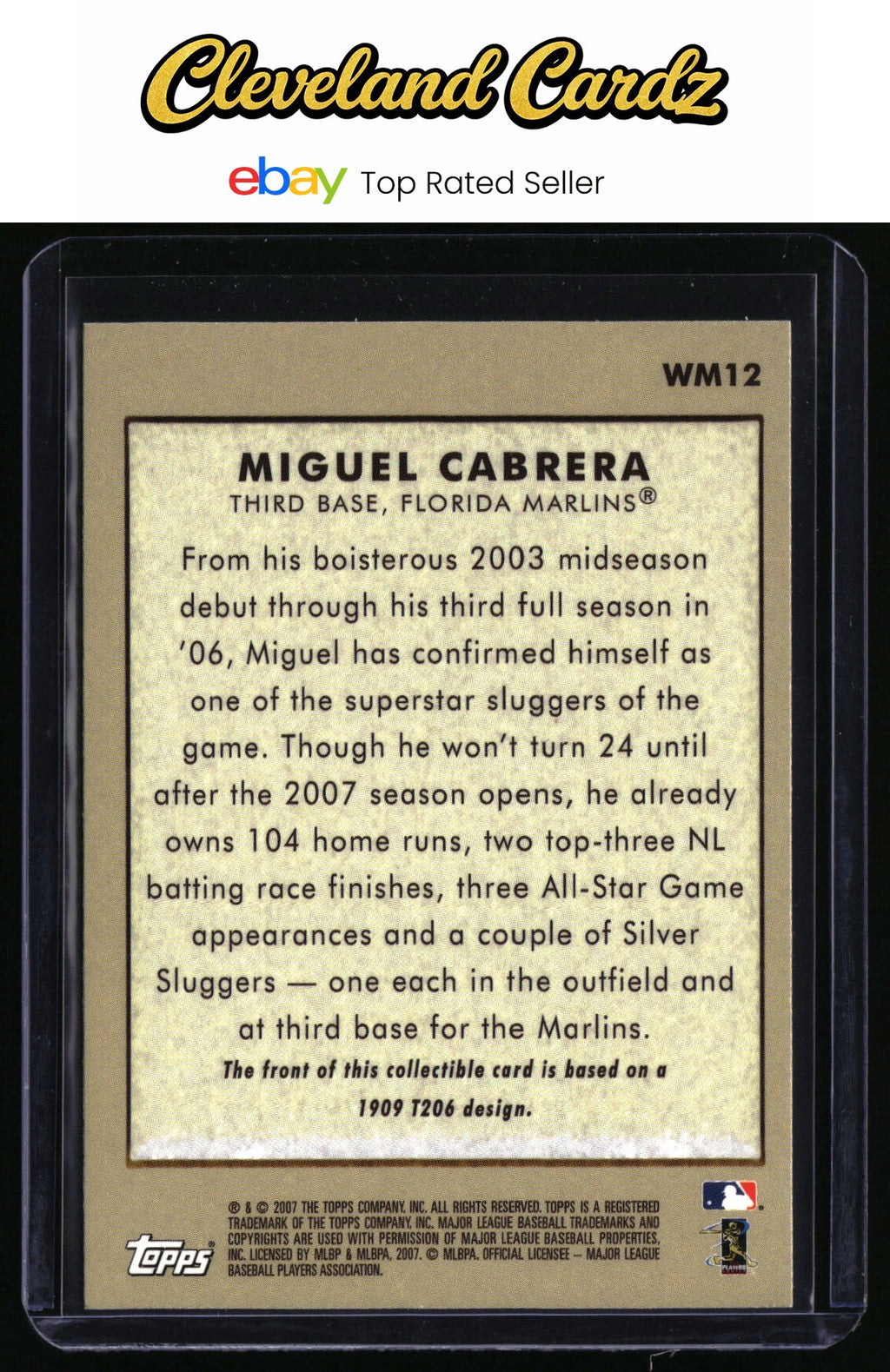 2007 Topps #WM12 Miguel Cabrera