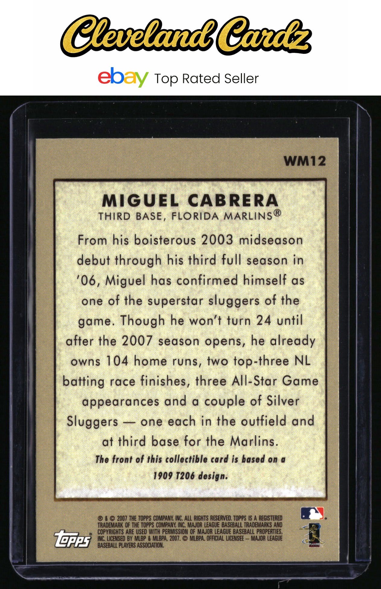 2007 Topps #WM12 Miguel Cabrera