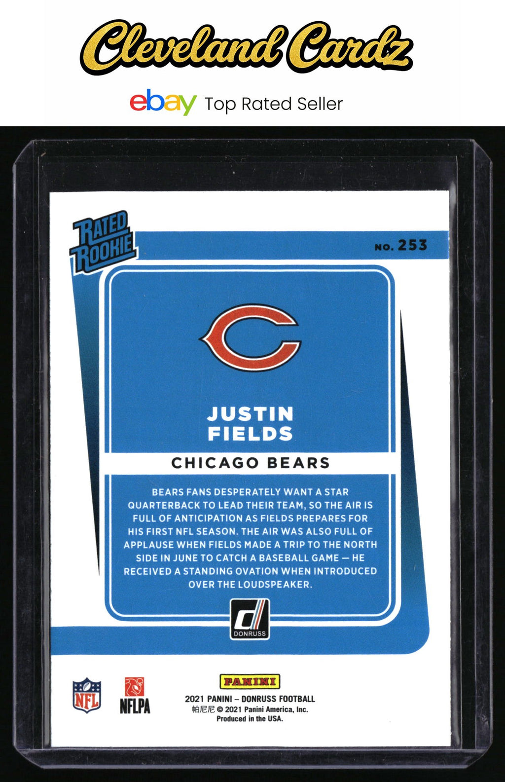2021 Donruss #253 Justin Fields RC