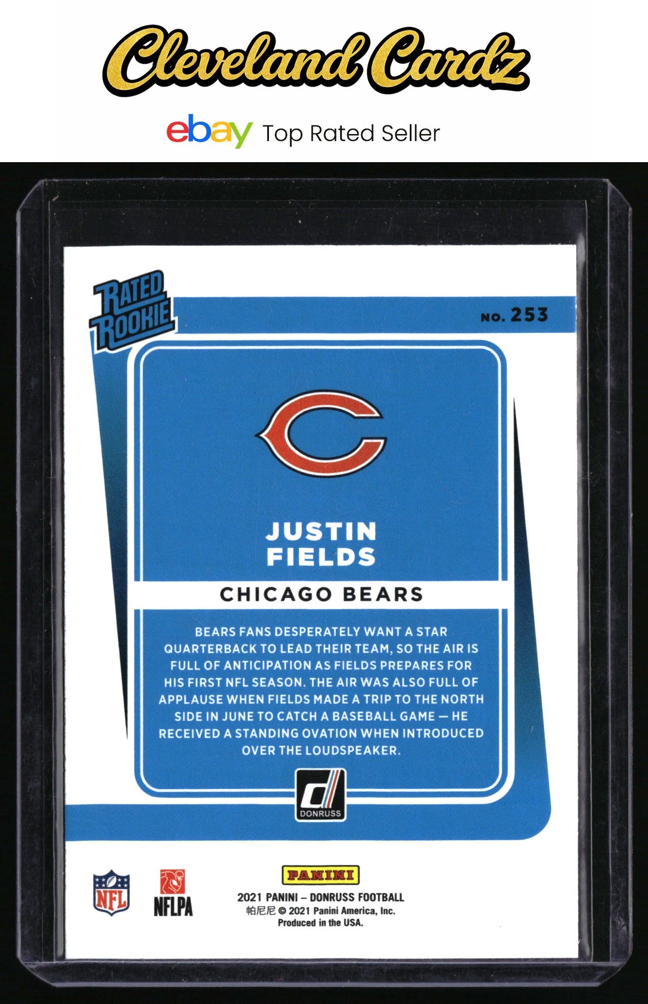 2021 Donruss #253 Justin Fields RC