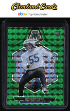 2024 Panini Mosaic #339 Braden Fiske Mosaic Green RC