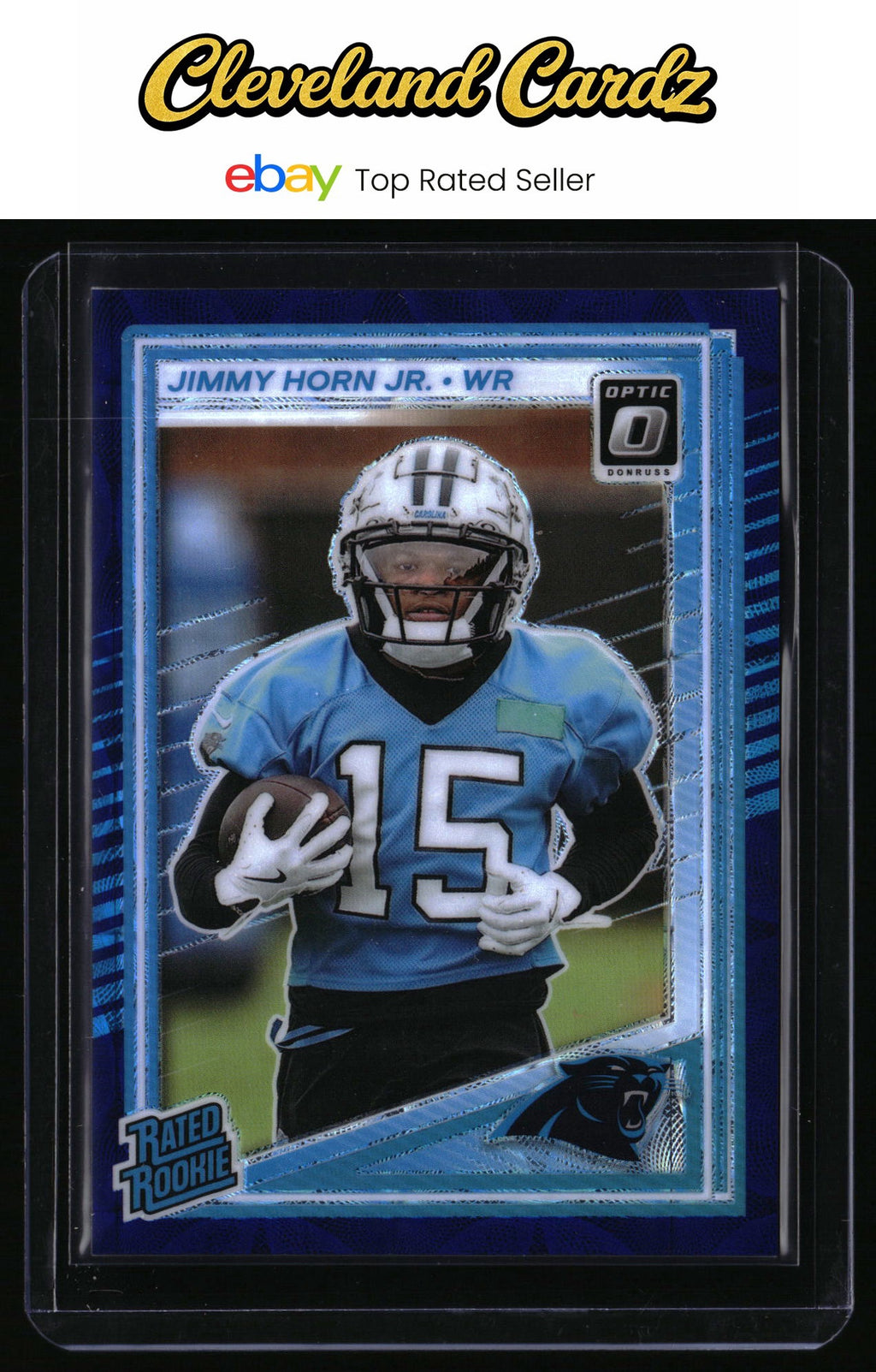 2025 Donruss Optic #281 Jimmy Horn Jr. Purple Scope RC